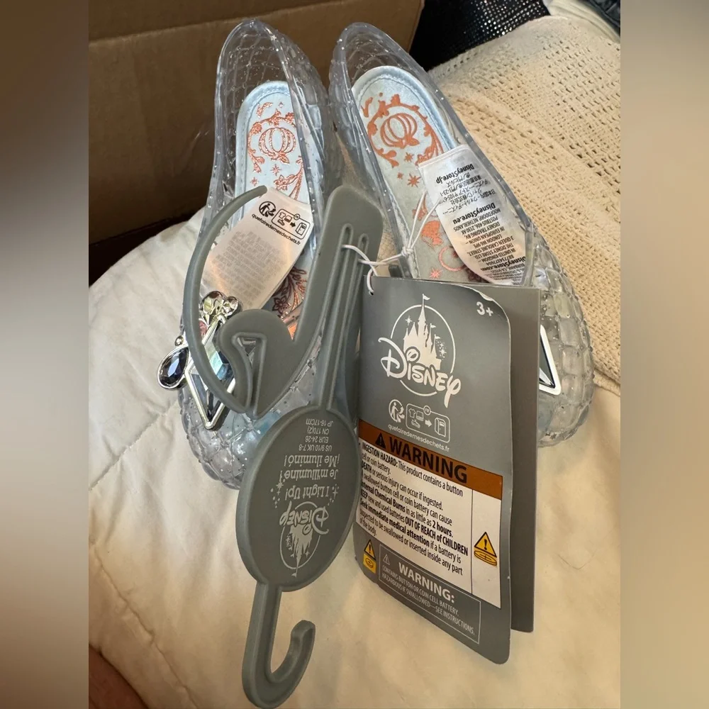 Disney Clear Princess Dress-Up Shoes - Picture 2 of 4